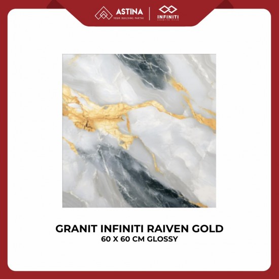 Granite Infiniti Raiven Gold 60x60 Glossy