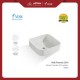 Wastafel Meja Volk Parma 5514 Kotak Putih Glossy (385 x 385 x 135)