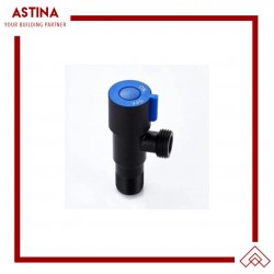 AJS Stop Kran Single Black/Hitam On Off KD 025