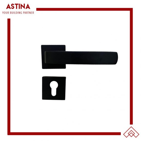 BELLOCA HANDLE BLACK MATTE/HITAM LEVER LOCK SQUARE LV 230