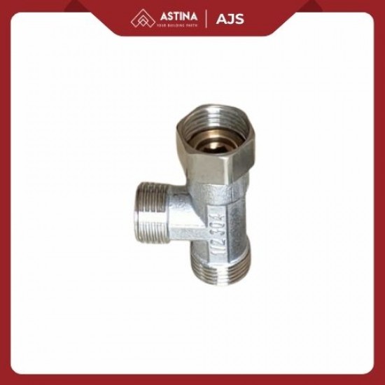 AJS TEE CLOSET KD2002 MUR HIDUP STAINLESS 1/2X1/2
