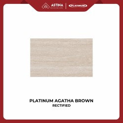 Keramik Dinding Platinum Agatha Brown REC 25x40 CM Matte KW A