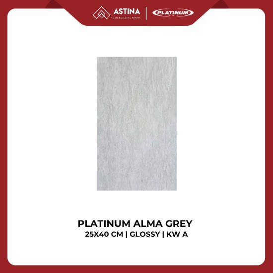 Keramik Dinding Platinum Alma Cream / Grey 25x40 cm Glossy KW A