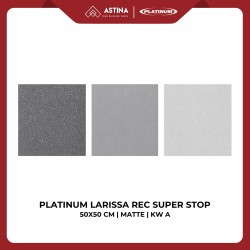 Keramik Lantai Platinum Larissa REC Super Stop 50x50 CM Matte KW A