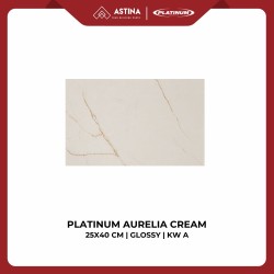 Keramik Dinding Platinum Aurelia Cream 25x40 CM Glossy KW A