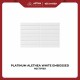 Keramik Dinding Platinum Alethea White Precut Rec Embossed 25x40 cm Glossy KW A