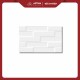 KERAMIK DINDING PLATINUM ALLEGRA WHITE EMBOSSED 25X40 GLOSSY KW A