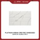 Keramik Dinding Platinum Arena White/Grey/Gold Rec Embossed 25x40 cm Glossy KW A
