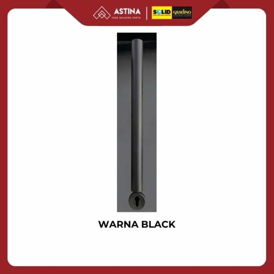 HANDLE PINTU SOLID PULL HANDLE PRE 64.61 (450 MM) HITAM