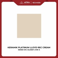 KERAMIK LANTAI PLATINUM LLOYD REC 50X50 CM GLOSSY KW A