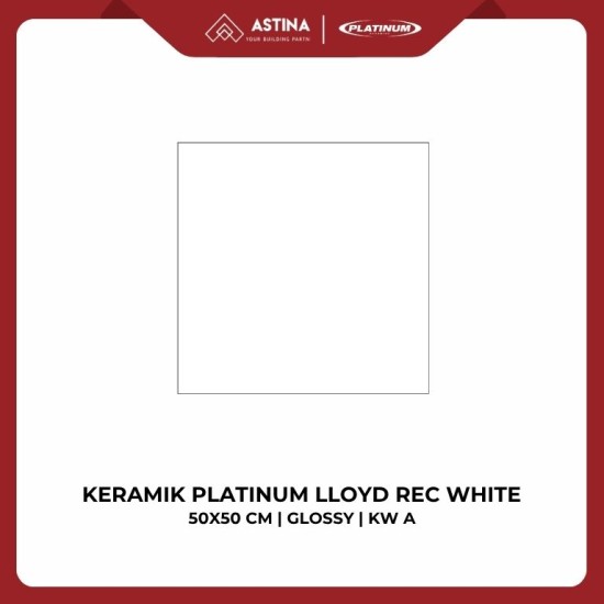 KERAMIK LANTAI PLATINUM LLOYD REC 50X50 CM GLOSSY KW A