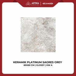 KERAMIK LANTAI PLATINUM SAGRES GREY REC 60X60 GLOSSY KW A