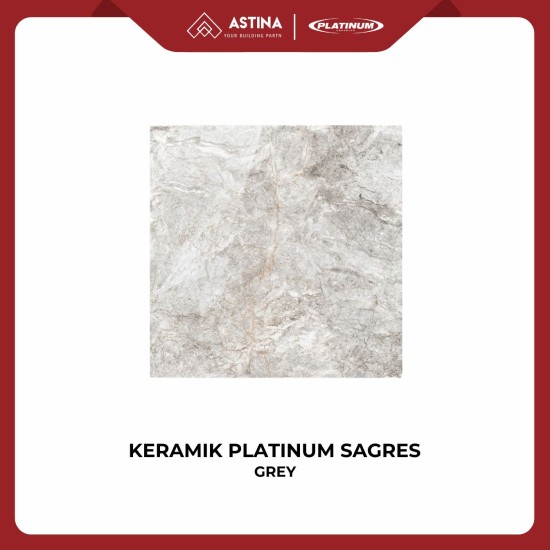 KERAMIK LANTAI PLATINUM SAGRES GREY REC 60X60 GLOSSY KW A