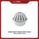 SAN-EI ROOF DRAIN H01P 3 INCH PLATING CHROME