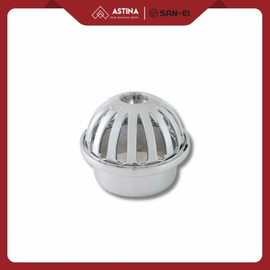SAN-EI ROOF DRAIN H01P 3 INCH PLATING CHROME