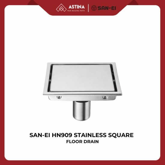 SAN-EI HN909 STAINLESS SQUARE FLOOR DRAIN