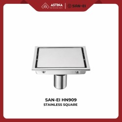 SAN-EI HN909 STAINLESS SQUARE FLOOR DRAIN