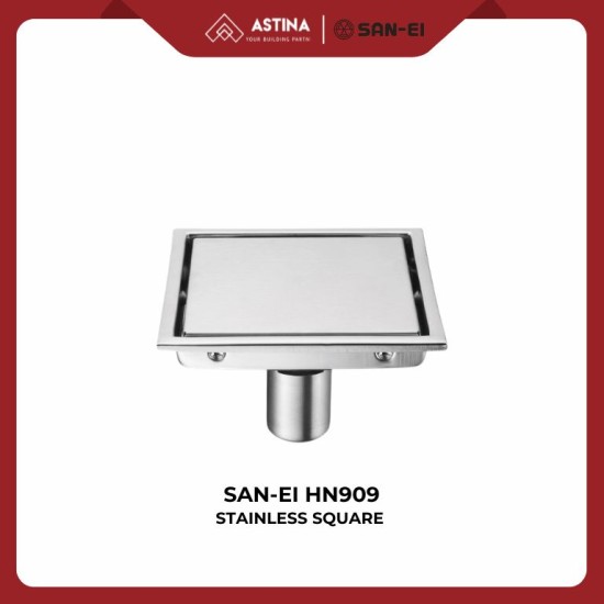 SAN-EI HN909 STAINLESS SQUARE FLOOR DRAIN