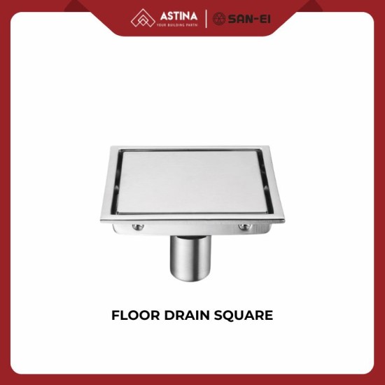 SAN-EI HN909 STAINLESS SQUARE FLOOR DRAIN