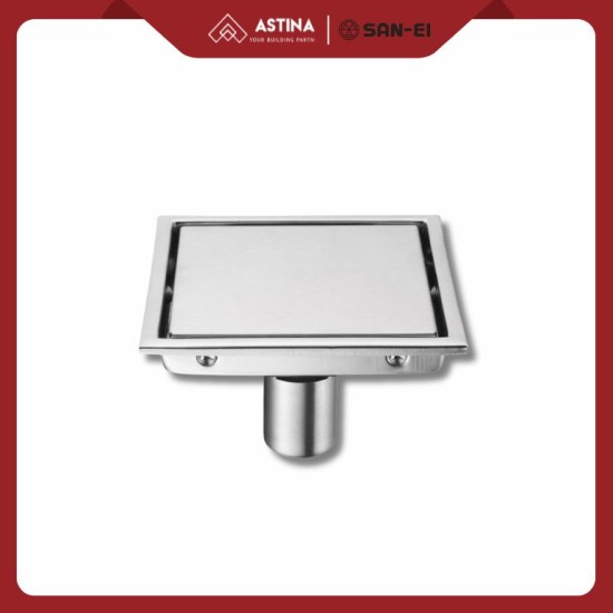 SAN-EI HN909 STAINLESS SQUARE FLOOR DRAIN