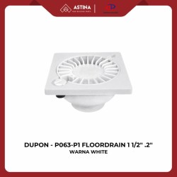 DUPON - P063-P1 FLOORDRAIN 1 1/2'' .2'' WHITE