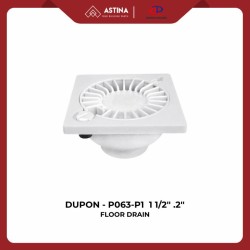 DUPON - P063-P1 FLOORDRAIN 1 1/2'' .2'' WHITE