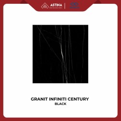 GRANIT INFINITI CENTURY BLACK 60X60 GLOSSY KW A