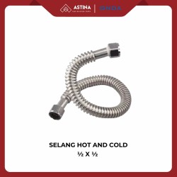 ONDA FLEXIBLE HOSE 50 CM 1/2 X 1/2 SELANG PANAS DINGIN