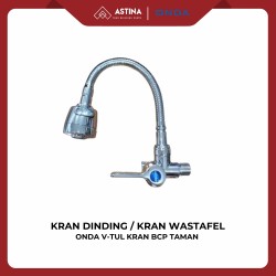 Kran Dapur Fleksibel ONDA V-TUL 1/2 Inch, Anti Karat, Chrome Tahan Lama