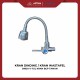 Kran Dapur Fleksibel ONDA V-TUL 1/2 Inch, Anti Karat, Chrome Tahan Lama