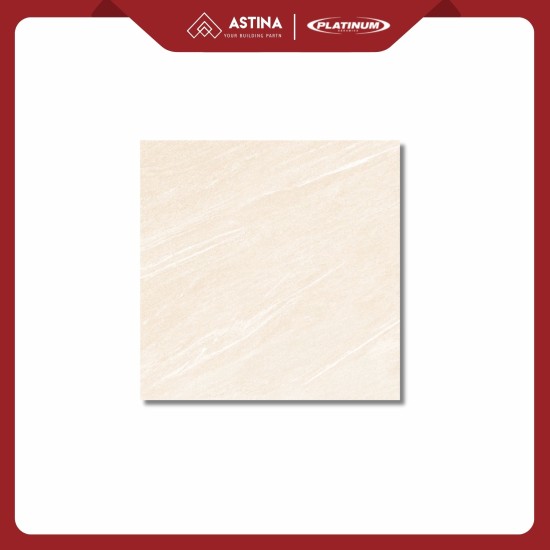 Keramik Platinum Samara Cream 60x60 CM KW A Warna Krem Abu-abu Motif Marmer