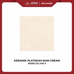 Keramik Platinum Siam Cream 60x60 CM KW A Warna Cream Grey Polos