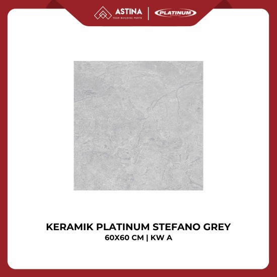 KERAMIK LANTAI PLATINUM STEFANO GREY DAN DARK GREY 60X60 CM SUPER STOP
