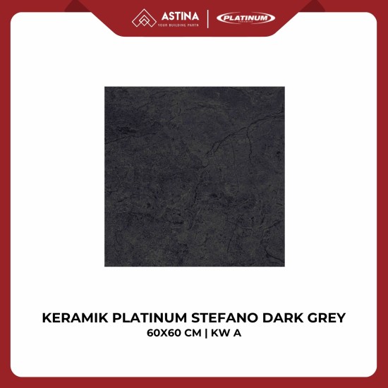 KERAMIK LANTAI PLATINUM STEFANO GREY DAN DARK GREY 60X60 CM SUPER STOP