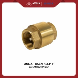 ONDA TUSEN KLEP 1" 1/2" 3/4" BAHAN KUNINGAN