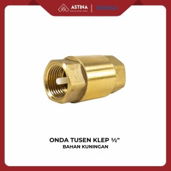 ONDA TUSEN KLEP 1" 1/2" 3/4" BAHAN KUNINGAN
