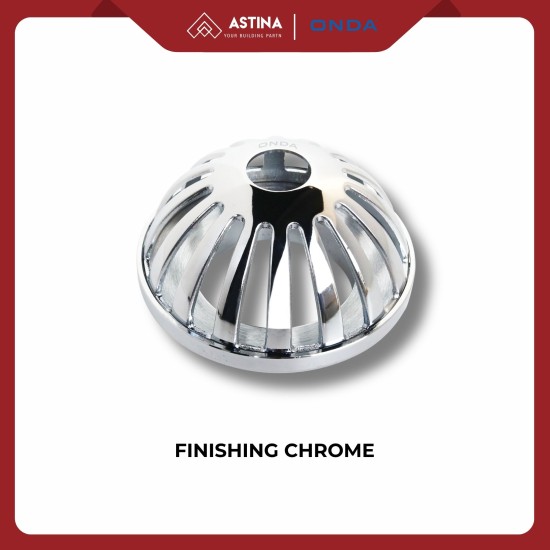 ONDA ROOF DRAIN (RFS 01) BAHAN KUNINGAN FINISHING CHROME
