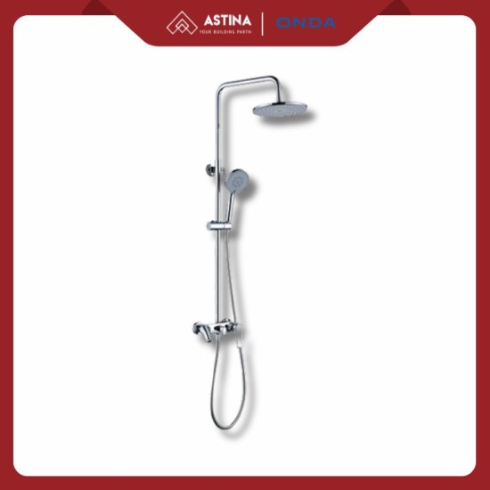 SHOWER TIANG ONDA R-FRES 1/2" KUNINGAN + KRAN MIXER