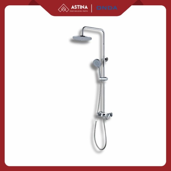 SHOWER TIANG ONDA R-FRES 1/2" KUNINGAN + KRAN MIXER