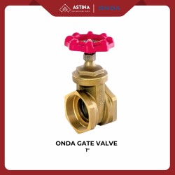 ONDA GATE VALVE 1 1/4, 1, 3/4, 1/2 INCH