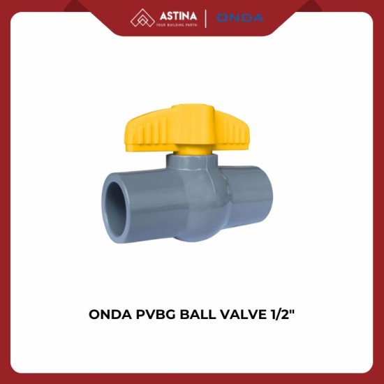 ONDA PVBG BALL VALVE 1/2" 3/4" PVC