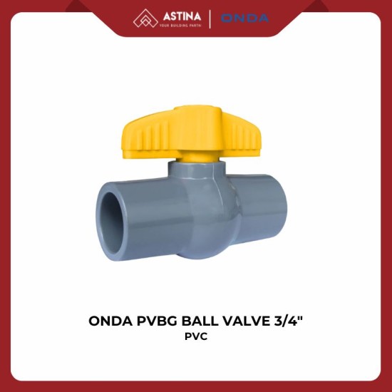 ONDA PVBG BALL VALVE 1/2" 3/4" PVC