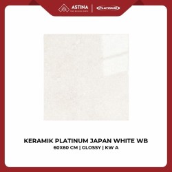 KERAMIK LANTAI PLATINUM JAPAN WHITE WB 60X60 KW A