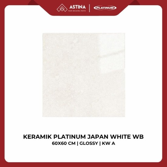 KERAMIK LANTAI PLATINUM JAPAN WHITE WB 60X60 KW A