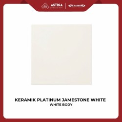 KERAMIK LANTAI PLATINUM JAMESTONE WHITE MATTE WB 60X60 KW A