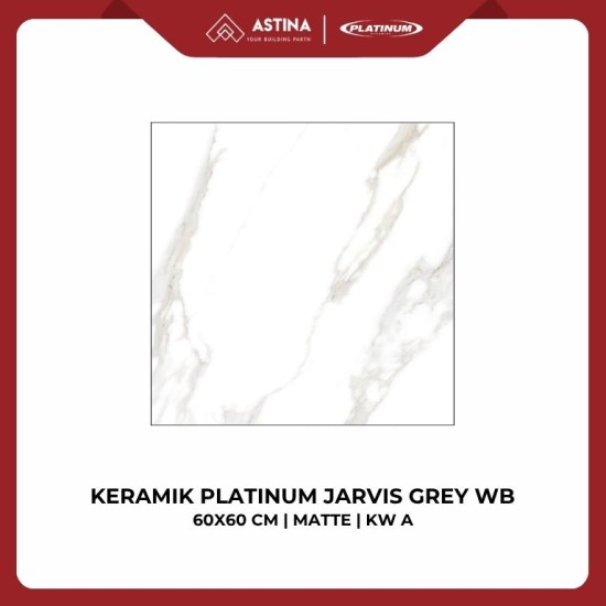 KERAMIK LANTAI PLATINUM JARVIS GREY WB MATTE 60X60 KW A