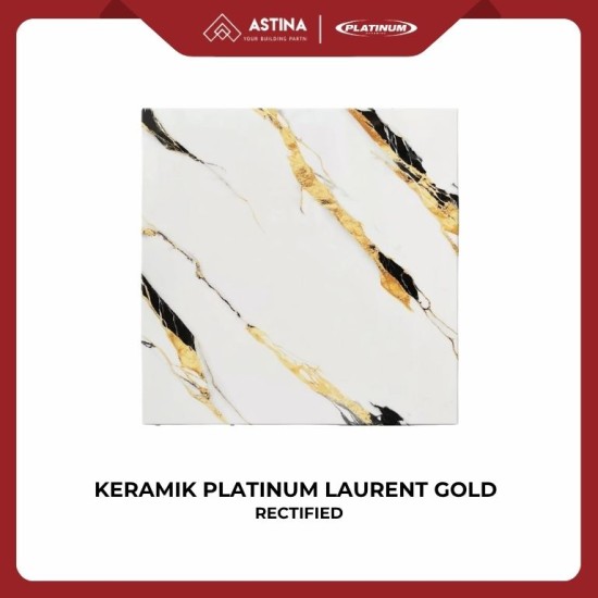 KERAMIK LANTAI PLATINUM LAURENT GOLD GLOSSY REC 50X50 KW A