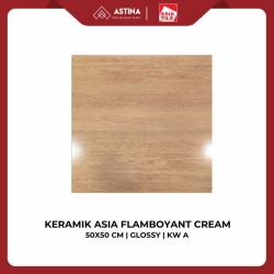 KERAMIK LANTAI ASIA FLAMBOYANT BROWN 50X50 GLOSSY KW A