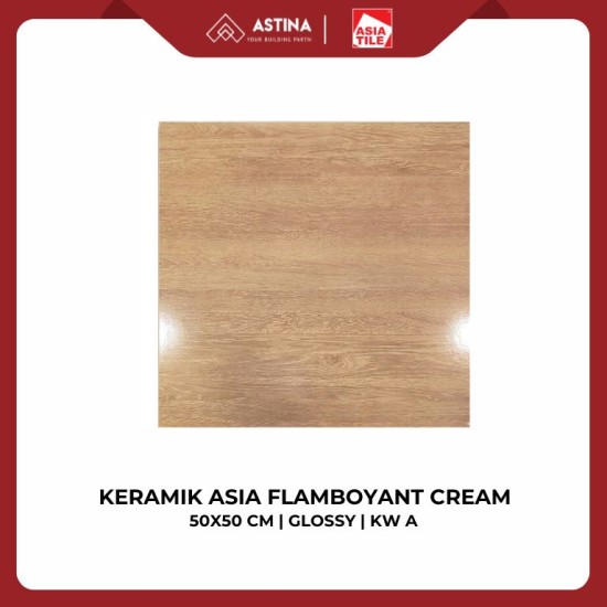 KERAMIK LANTAI ASIA FLAMBOYANT BROWN 50X50 GLOSSY KW A