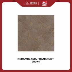 KERAMIK LANTAI ASIA FRANKFURT BROWN 50X50 GLOSSY KW A